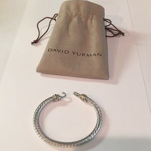 David Yurman Silver buckle bracelet